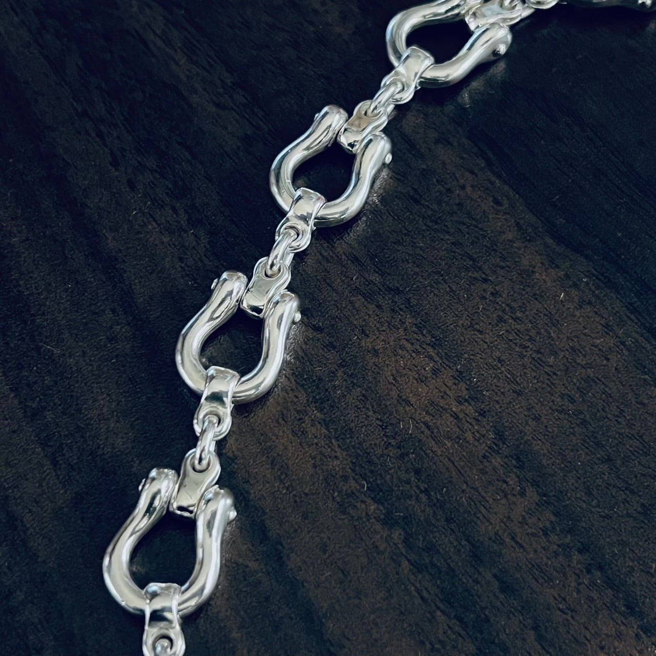 VINTAGE TIFFANY & CO. Stirrup Link Necklace / W Bracelet VINTAGE TIFFANY & CO. Stirrup Link Necklace / W Bracelet