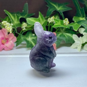 5.フローライトうさぎ・インテリア