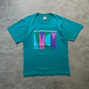 NEW YORK CITY MARATHON 1991 T-SHIRT SIZE M (USED)