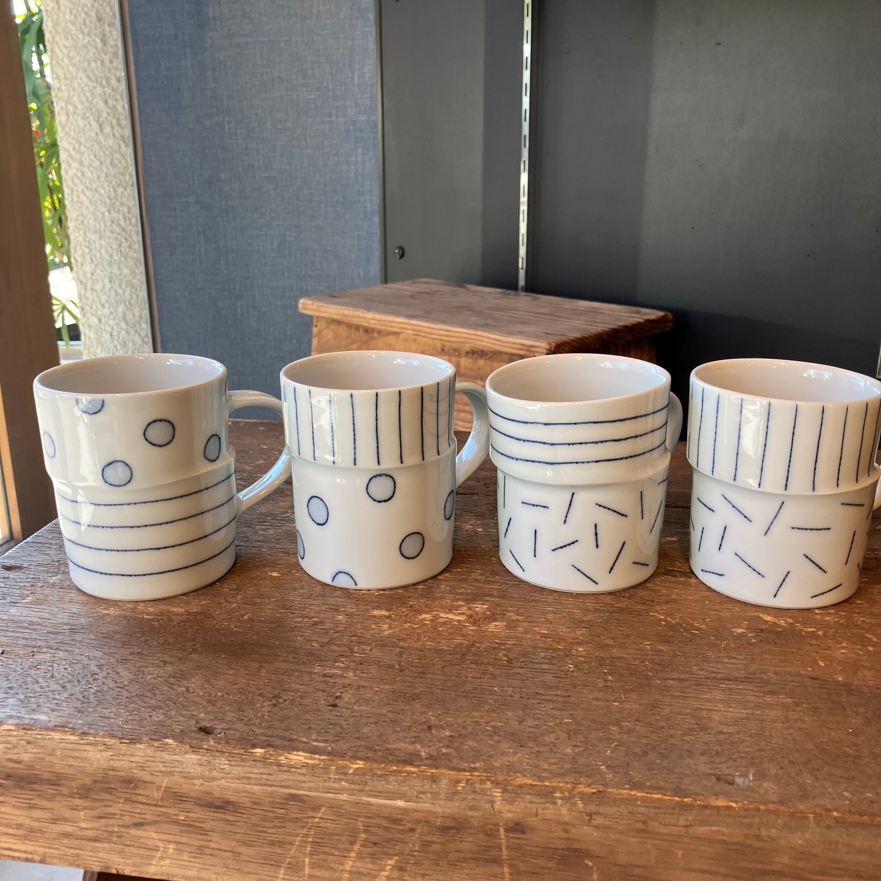 つぎ合わせマグカップ 陶彩窯