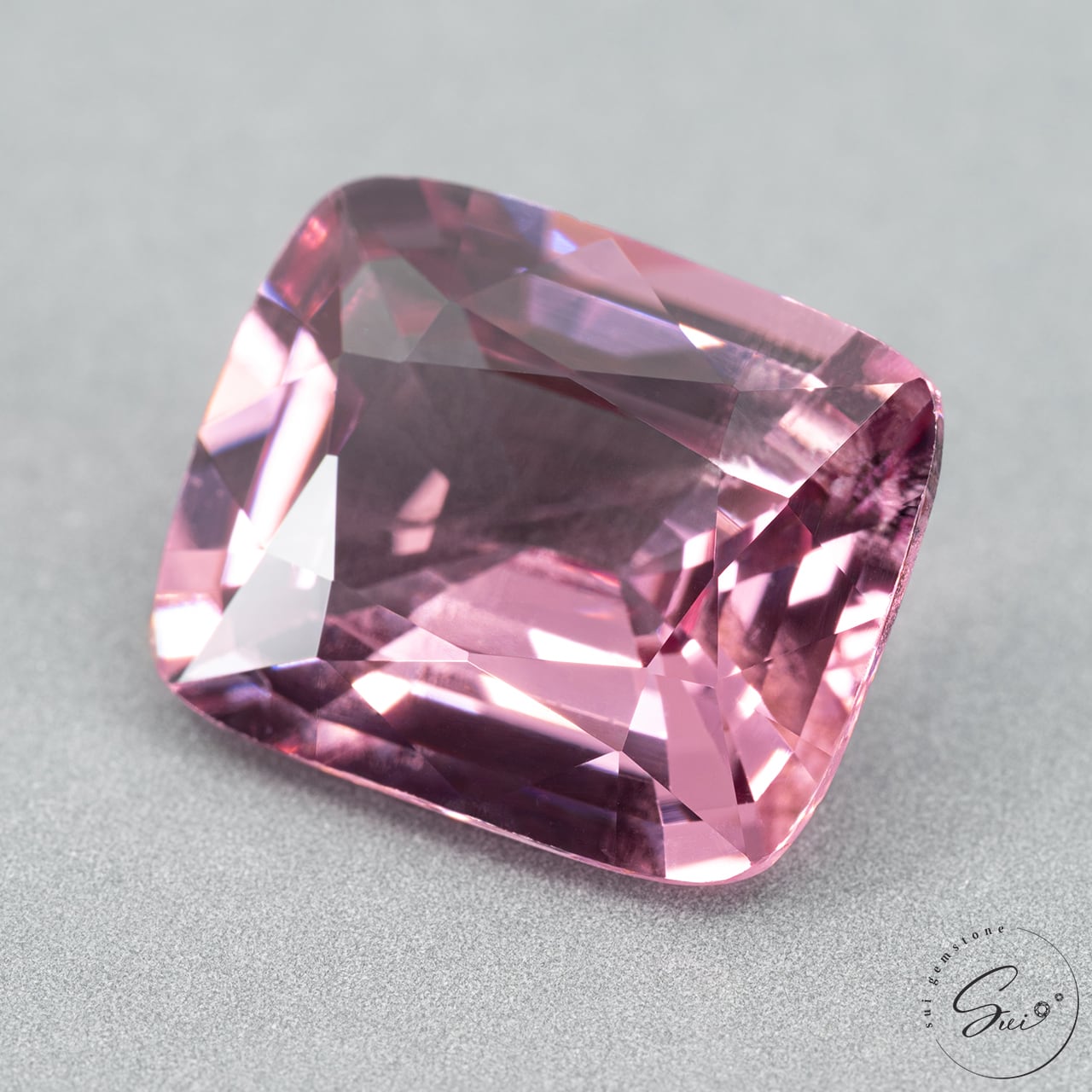 天然【非加熱】スピネル・パープリッシュピンク 4.48ct GIA鑑別書