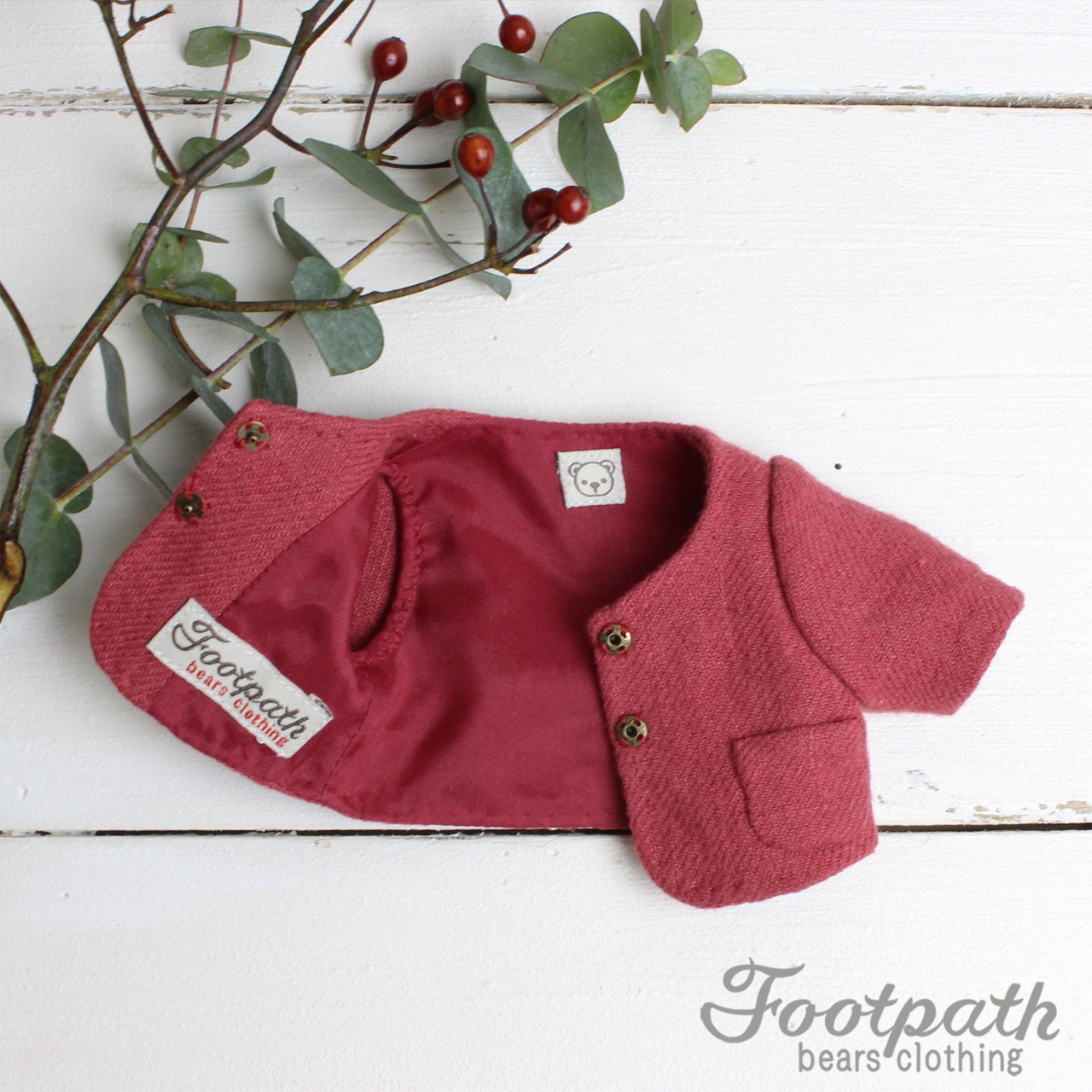 Vsb-1018 Red bolero jacket