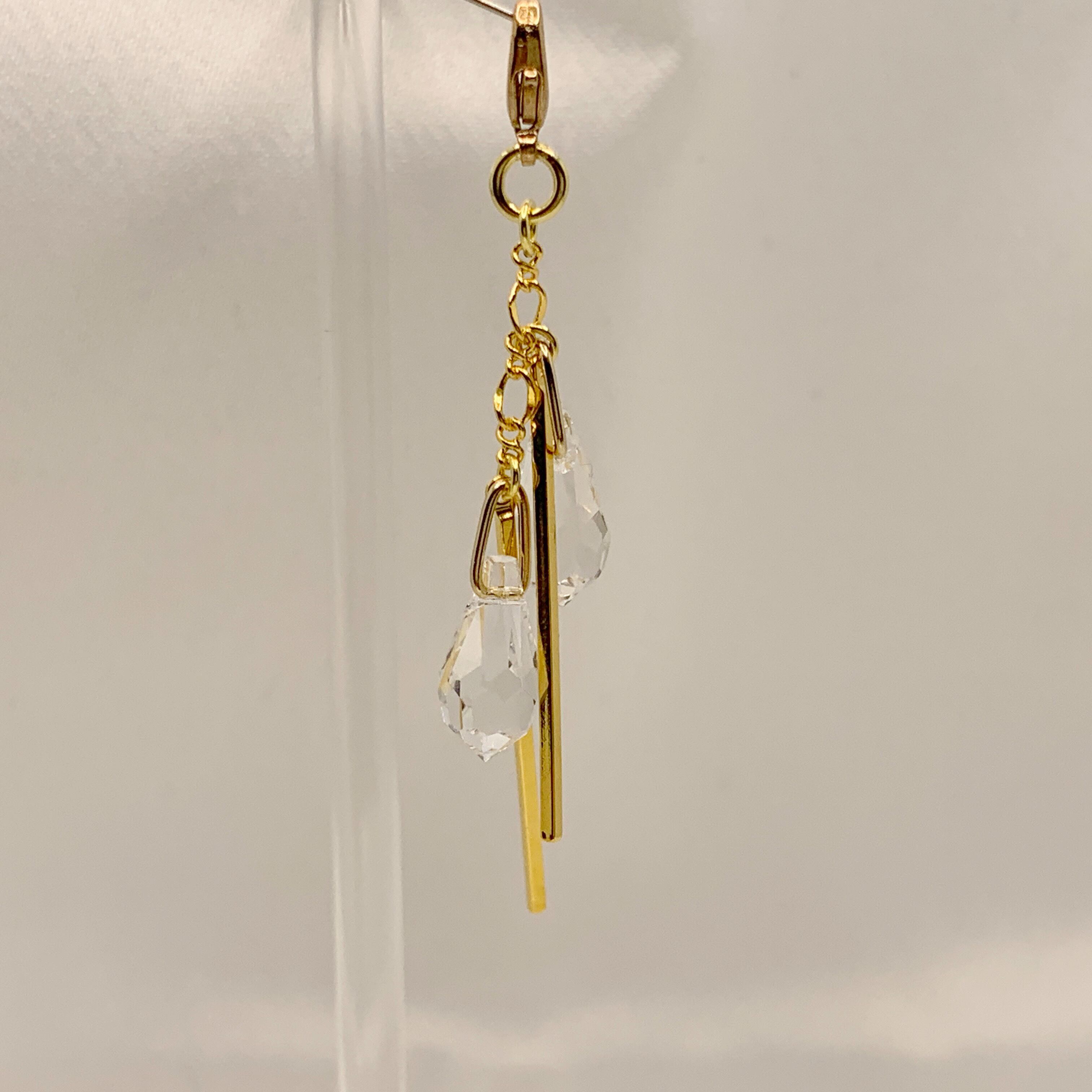 スワロフスキー&メタルバー マスクチャーム