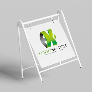 立体的でダイナミックなE・Kのロゴ