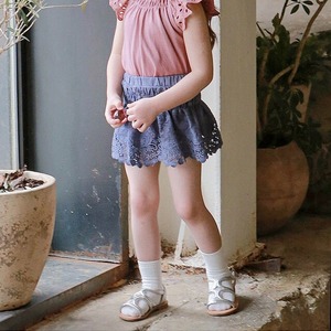 夏ピュアカラーレースインパンスカート