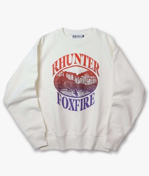 SHAKUHUNTER F/.S BANJI CREW SWEAT 【NATURAL】