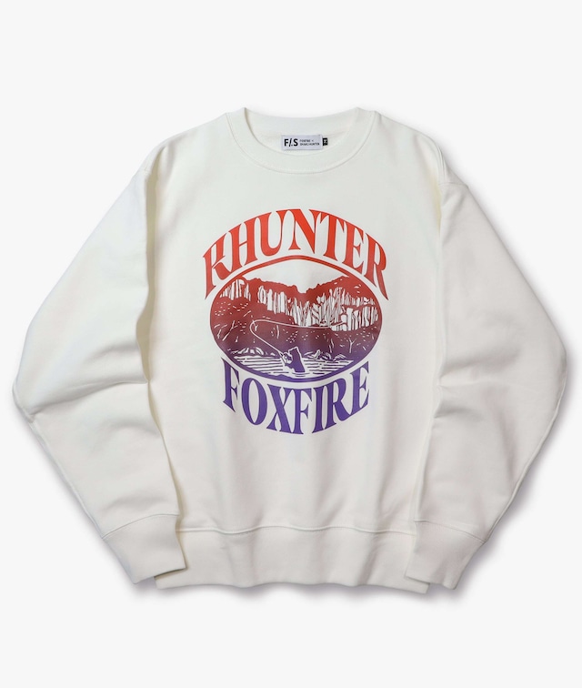 SHAKUHUNTER F/.S BANJI CREW SWEAT 【NATURAL】