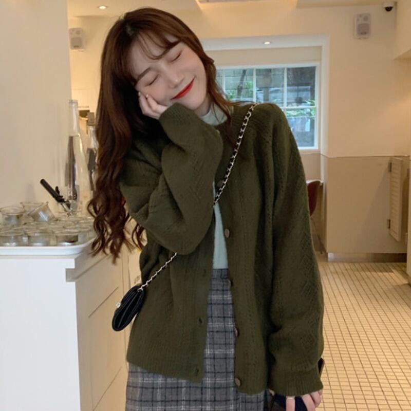 ニットカーディガンジャケット オータムウィンターセーター 秋物 冬物 YY-ファッション49209952478