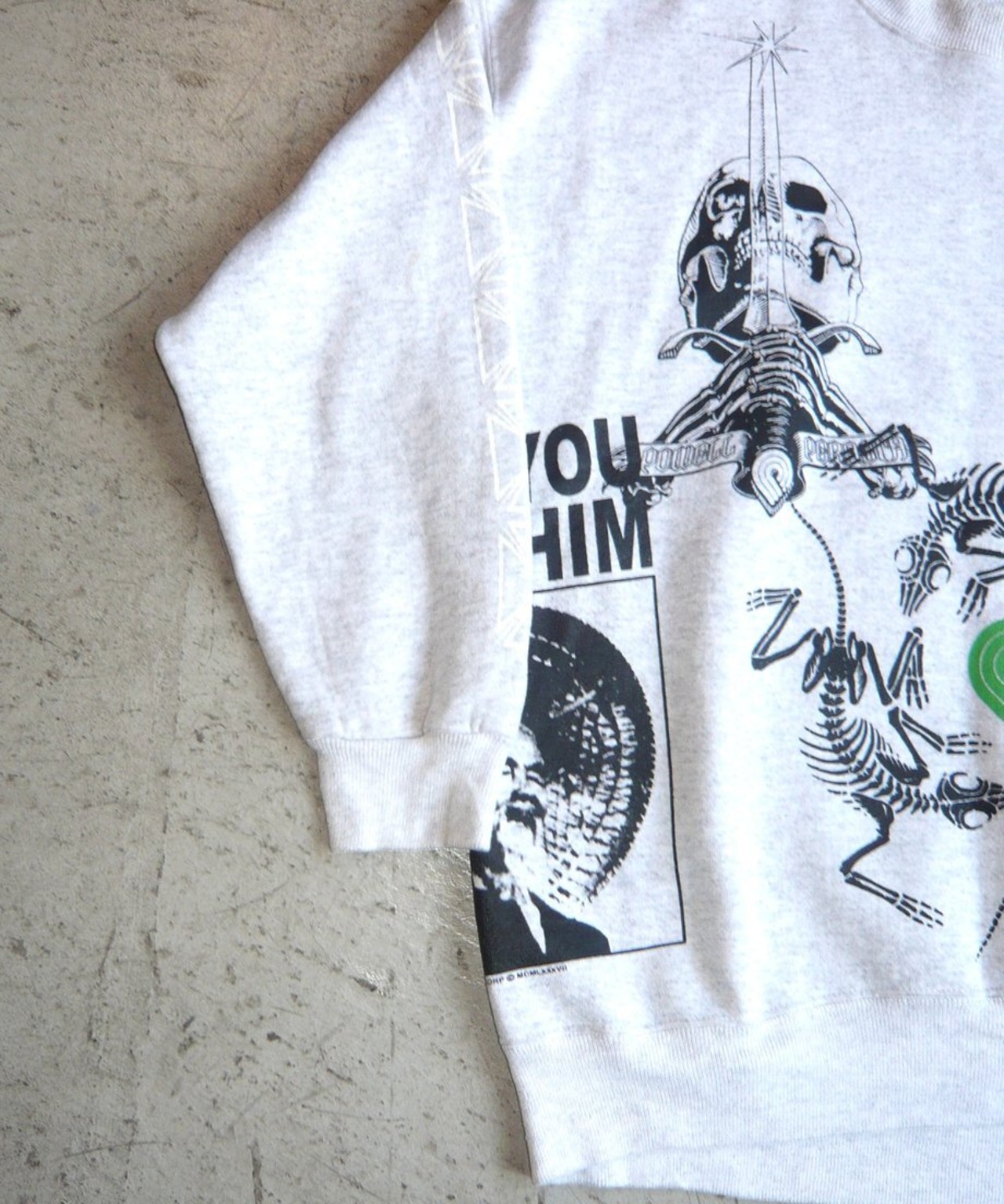 00s POWELL PERALTA Bootleg マルチプリント クルーネックスウェット