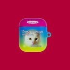 「CAT」AirPods ケース（AirPods 1/2/Pro）