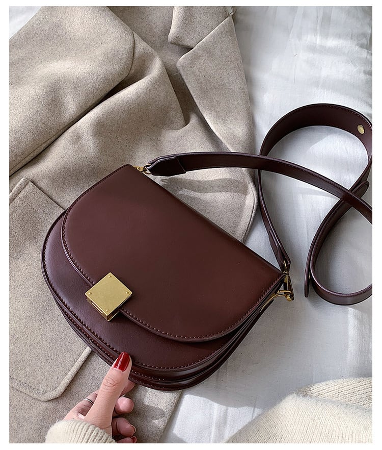 夏の小さなバッグ女性バッグ2020新しい波バージョンワイルドテクスチャメッセンジャーバッグファッションレトロレトロサドルバッグ Tiancai_Wing_Bag0657314