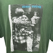 【SONIC YOUTH】ソニック・ユース "DANCING KIDS" GREEN 90's Vintage Tシャツ