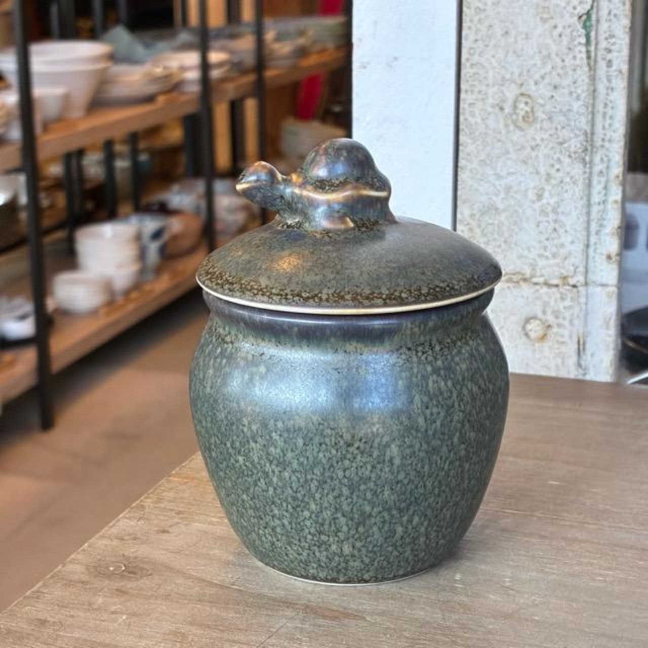 Thailand KAMENOKO Canister 290ml 2color タイ　カメノコ　キャニスター　全2色　イエロー　グレー　保存容器　調味料　瓶　漬物　キッチン雑貨　TAMAKI　食洗機　電子レンジ