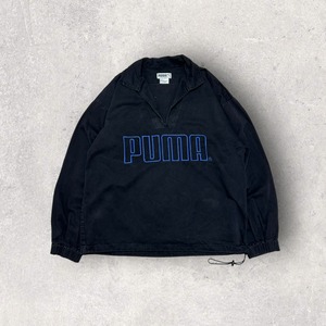 "90's PUMA" cotton pullover jacket
