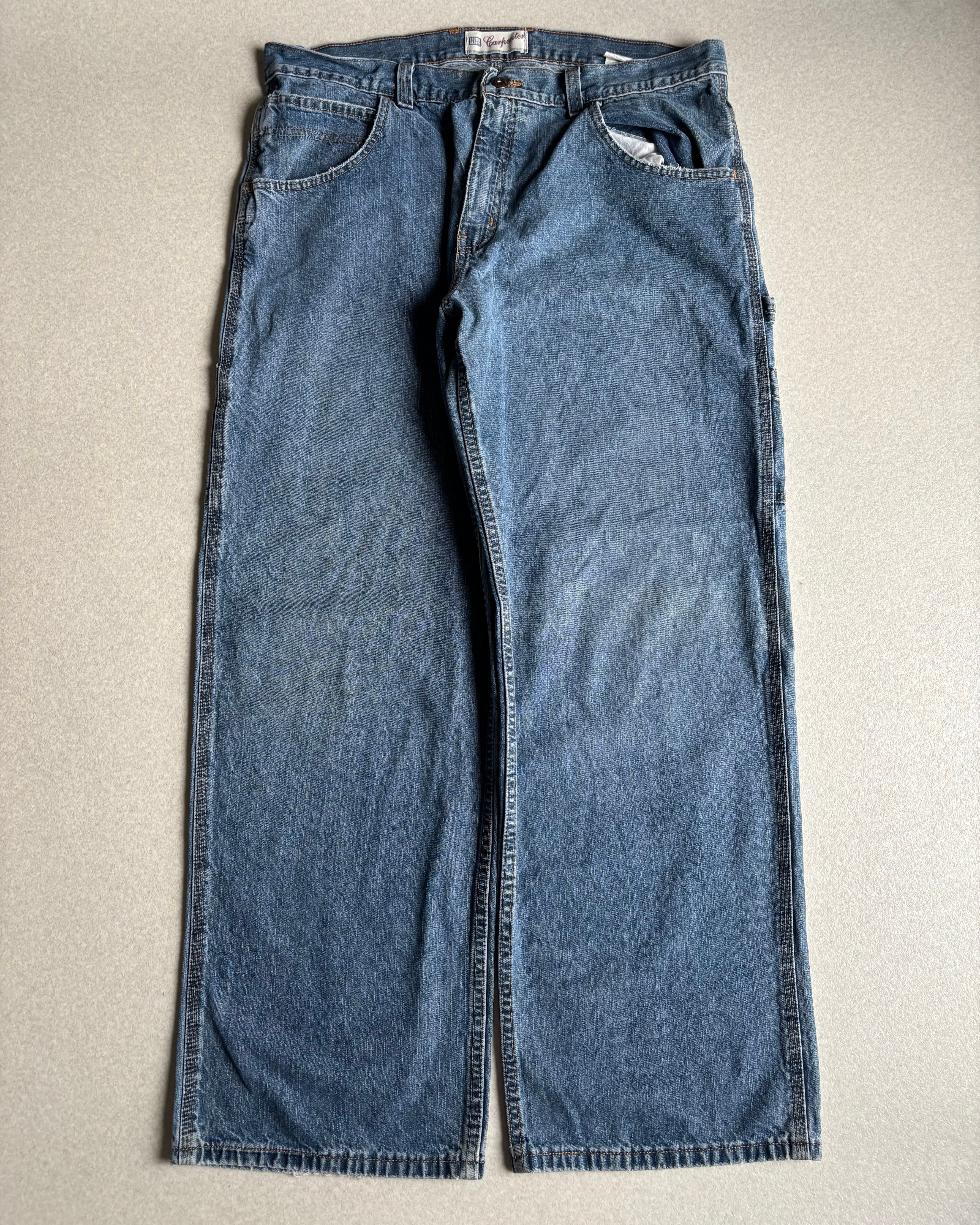 00s oldnavy super wide linen×rayon pants / オールドネイビー リネン