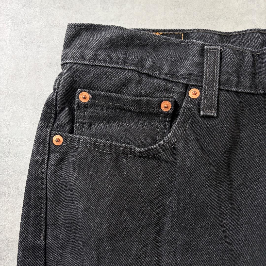 リーバイス550 Levis W33 ブラックデニム 黒 古着 21821 リーバイス550 Levis W33 ブラックデニム 黒 古着 21821 | fuufu