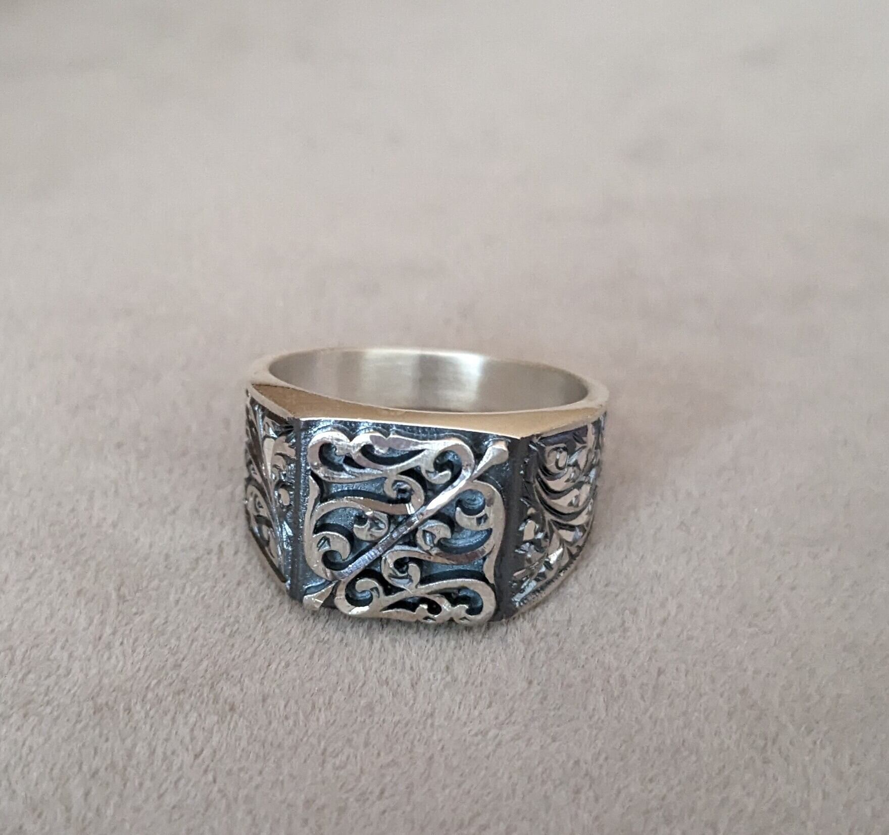 期間限定お得なセット ＊NEW＊トルコ製 手彫りシルバー925リング www