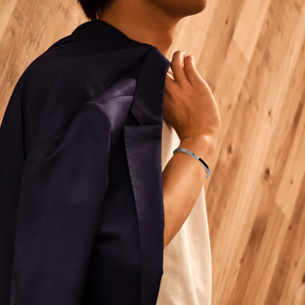 ステンレスシンプルバングルSV