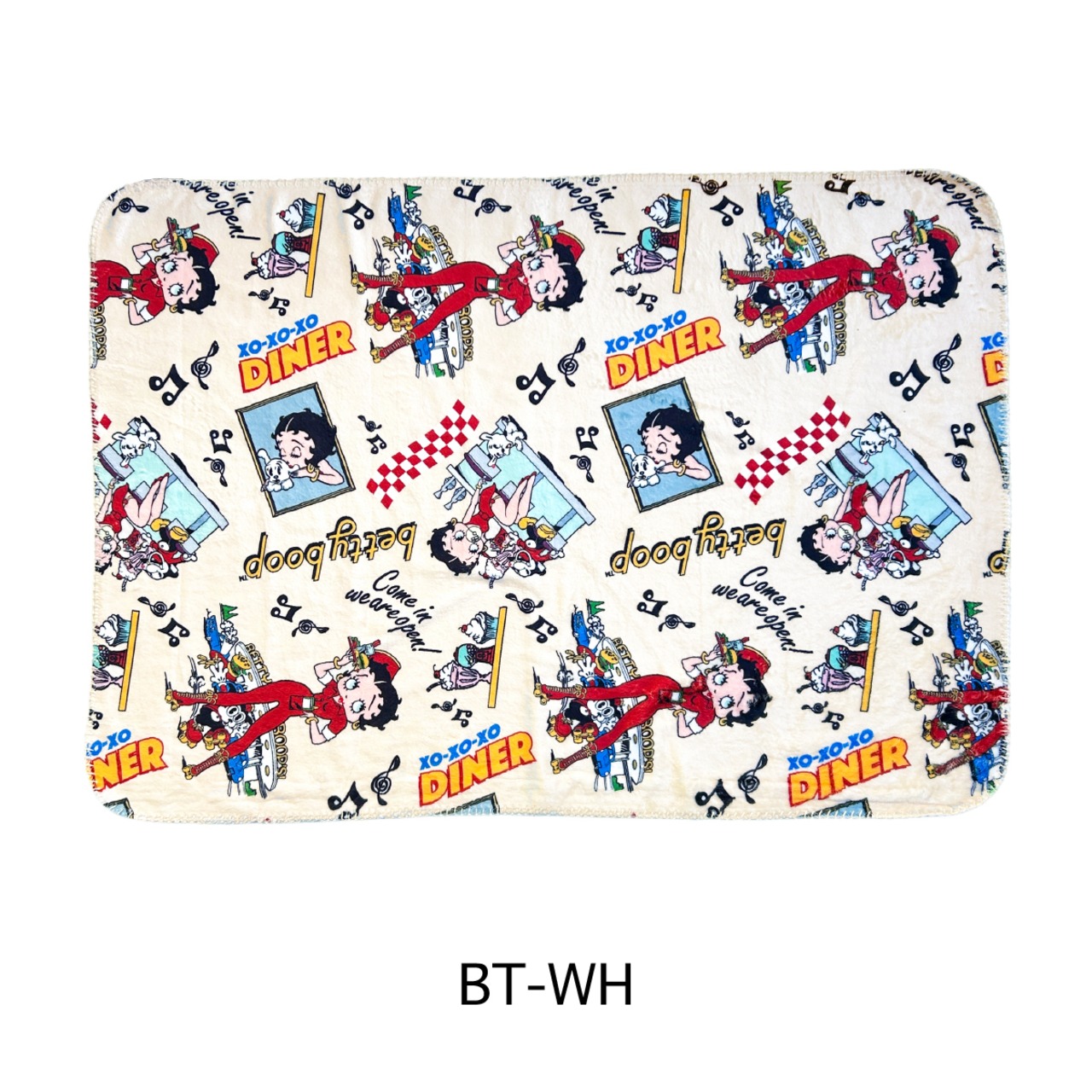 ベティちゃんと一緒に暖かく♪【フリースブランケット】ひざ掛け