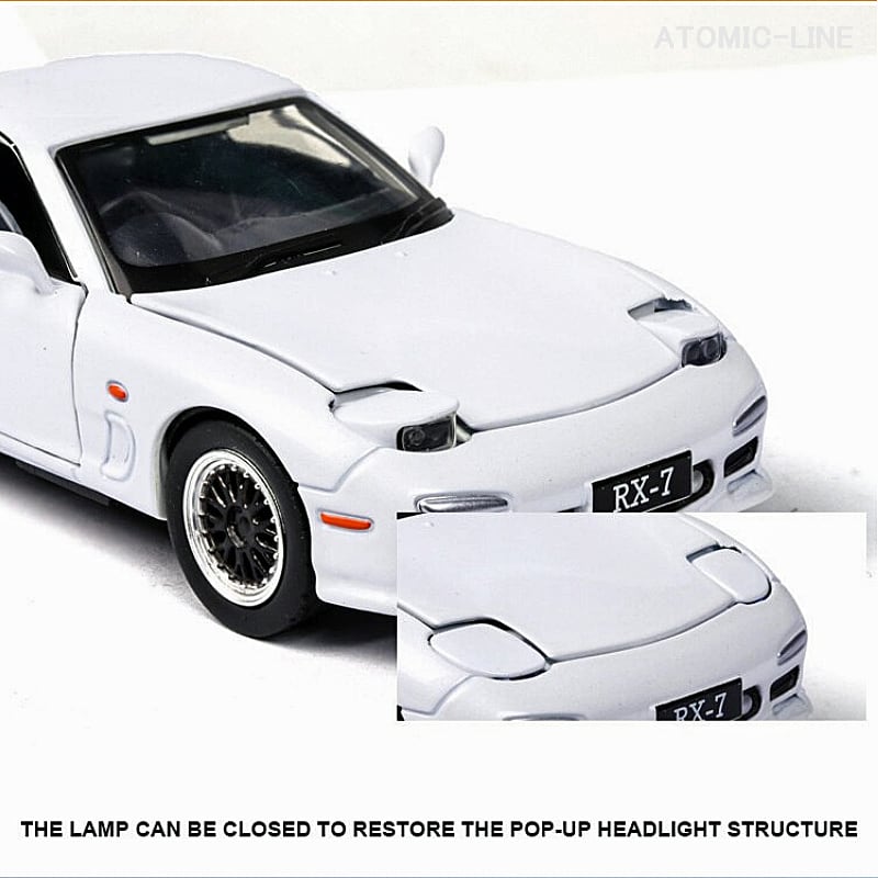 マツダ RX-7 1/32 ミニカー 全3色 ライト点灯 エンジンサウンド 模型