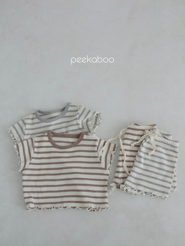 【予約】peekaboo  / Ddine kids roomwear set