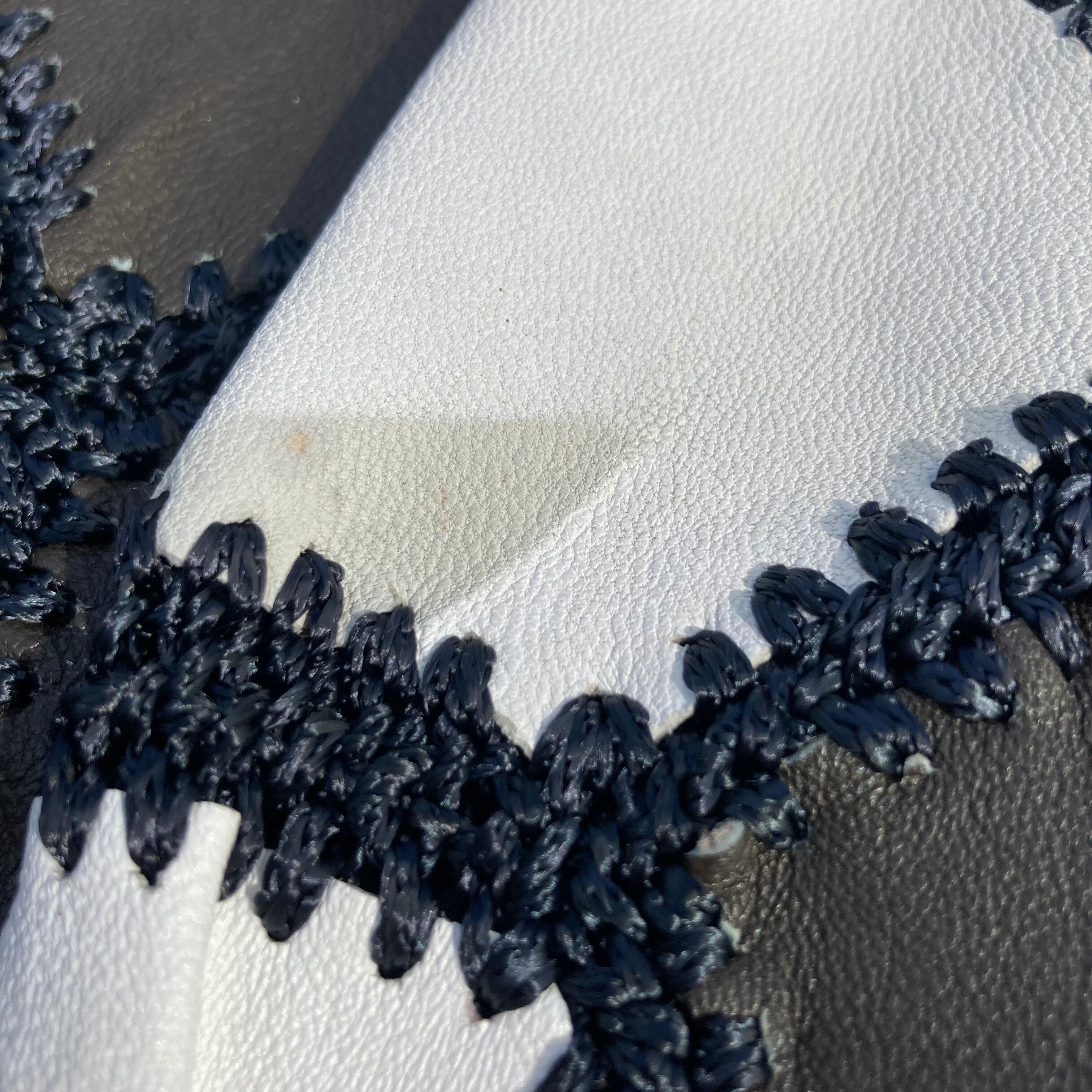 [即日発送]レディース 古着 レザー パッチワーク カーディガン チェーンボタン レザーパッチワークカーディガン | Pay ID