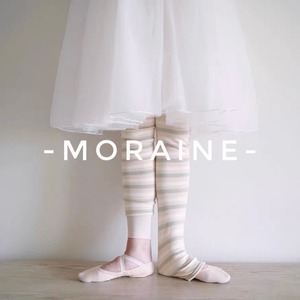 Morine ニットボーダー　レッグウォーマー