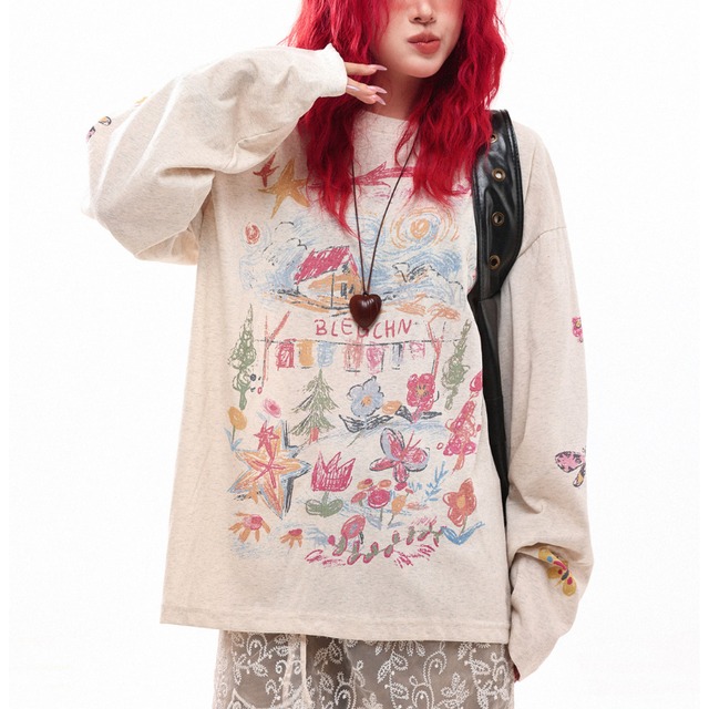 check star lettering short-sleeve tee　チェックスターレタリング半袖ティー　J1951