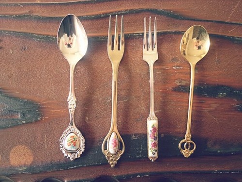 Vintage forks and spoons 