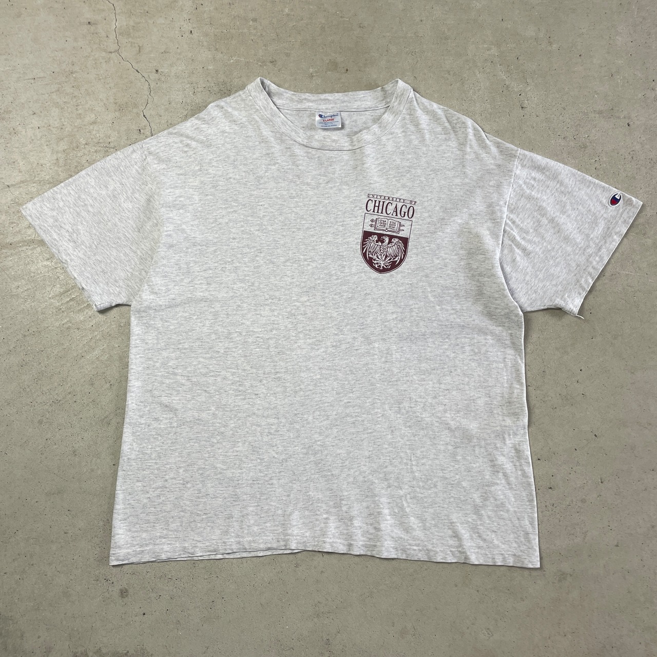 90年代 USA製 シカゴ大学 カレッジプリント Tシャツ メンズXL 古着 90s 