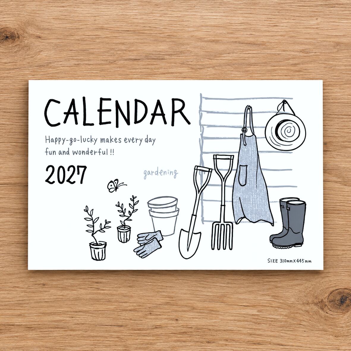 リュリュ 2027年度 大きめカレンダー