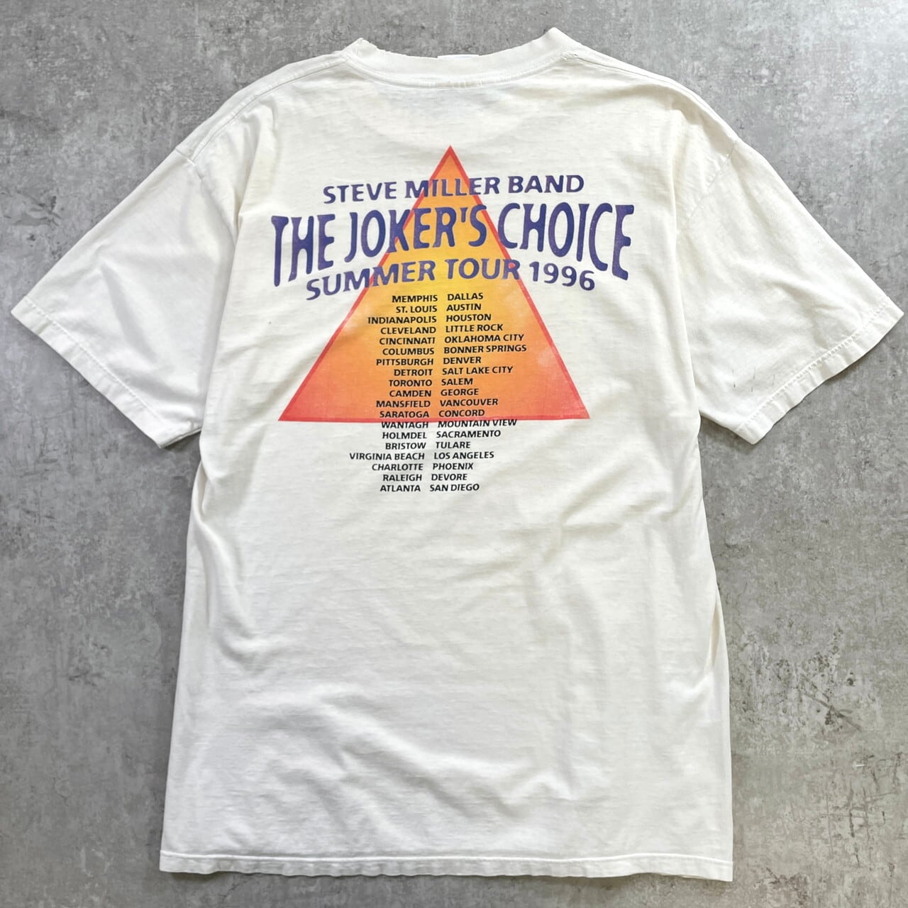 90s STEVE MILLER BAND オリジナルヴィンテージバンドT 総柄 90年代 スティーヴミラーバンド STEVE MILLER BAND バンドTシャツ
