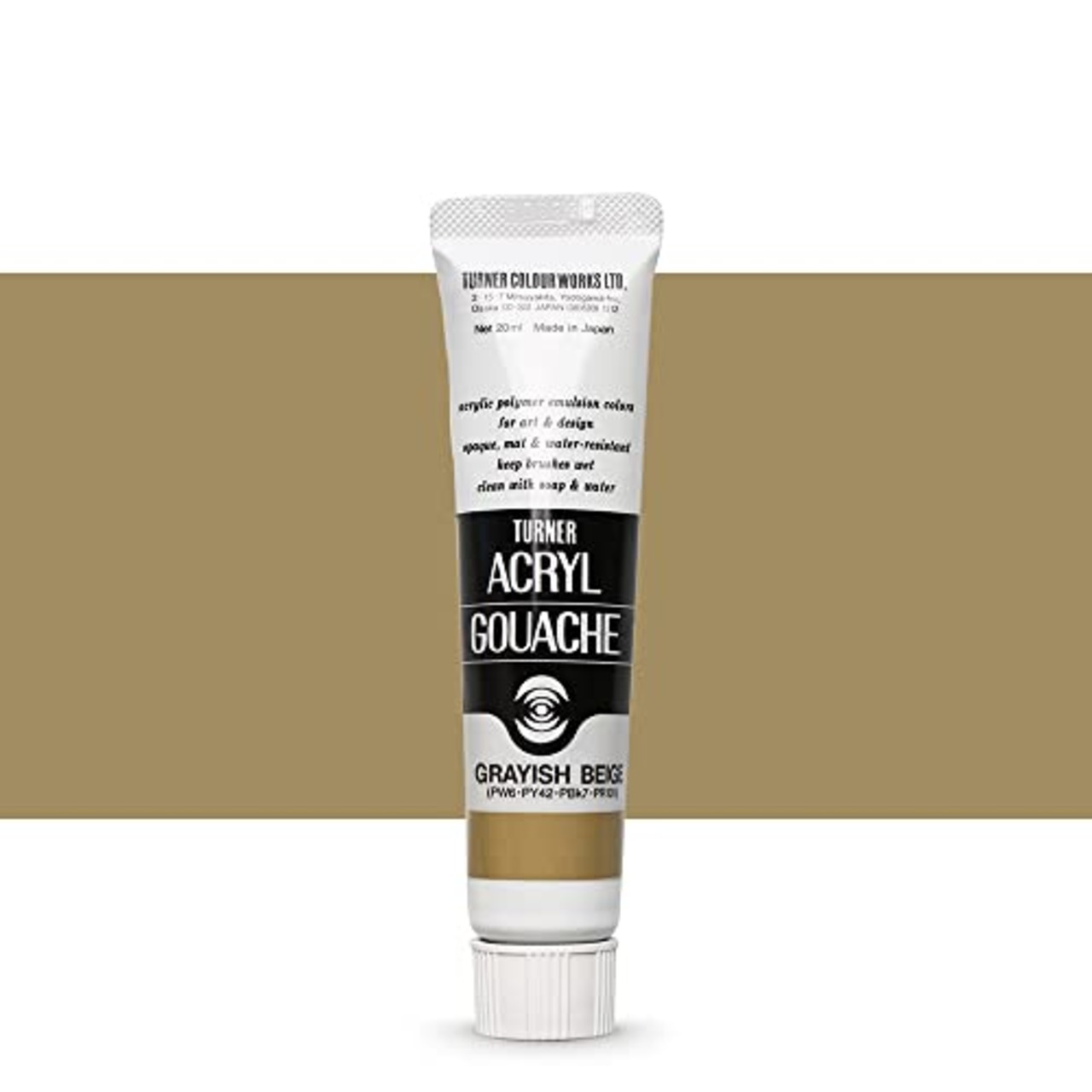 ターナー色彩 アクリルガッシュ グレイッシュベージュ AG020192 20ml(6号)