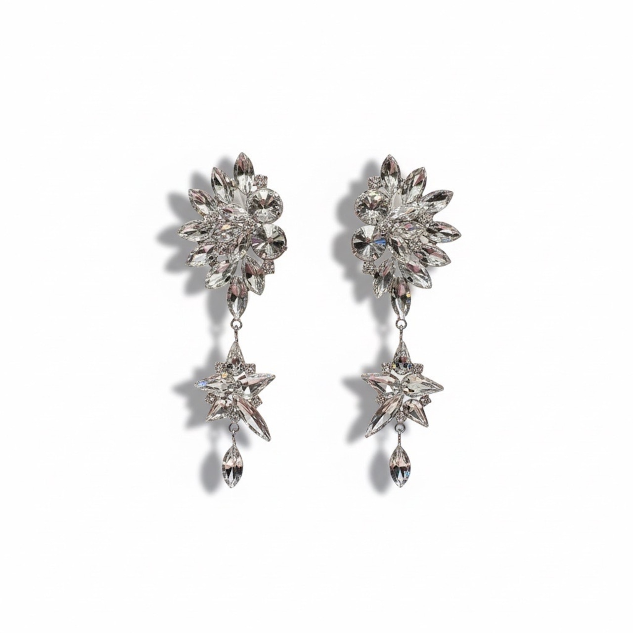 【Rental】デザインビジューイヤリング 画像1