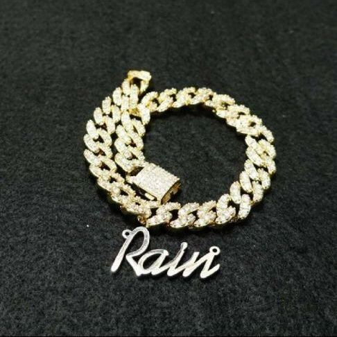 MG】10ミリ 20センチ マイアミキューバン ブレスレット ゴールド | RAIN
