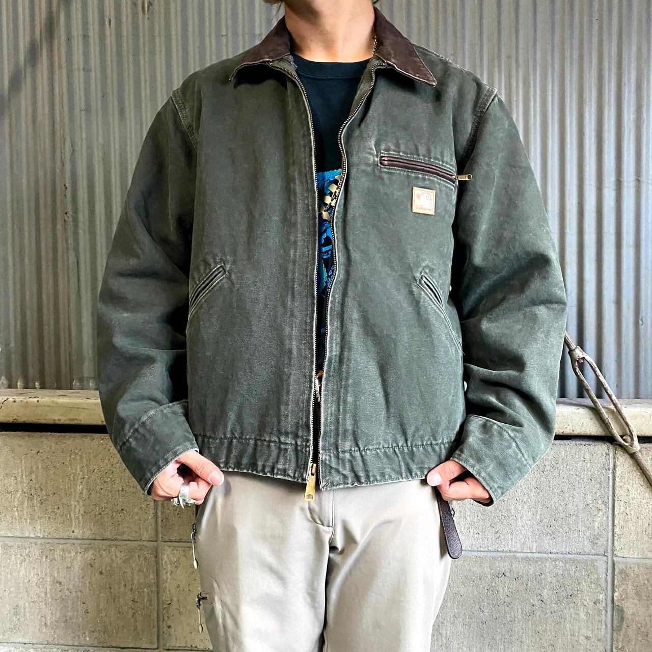 Carhartt カーハート デトロイトジャケット メンズL相当 古着 ダック地