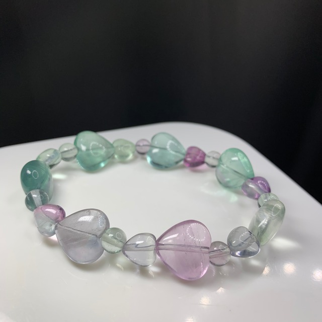 ハートフローライトデザインブレスレット