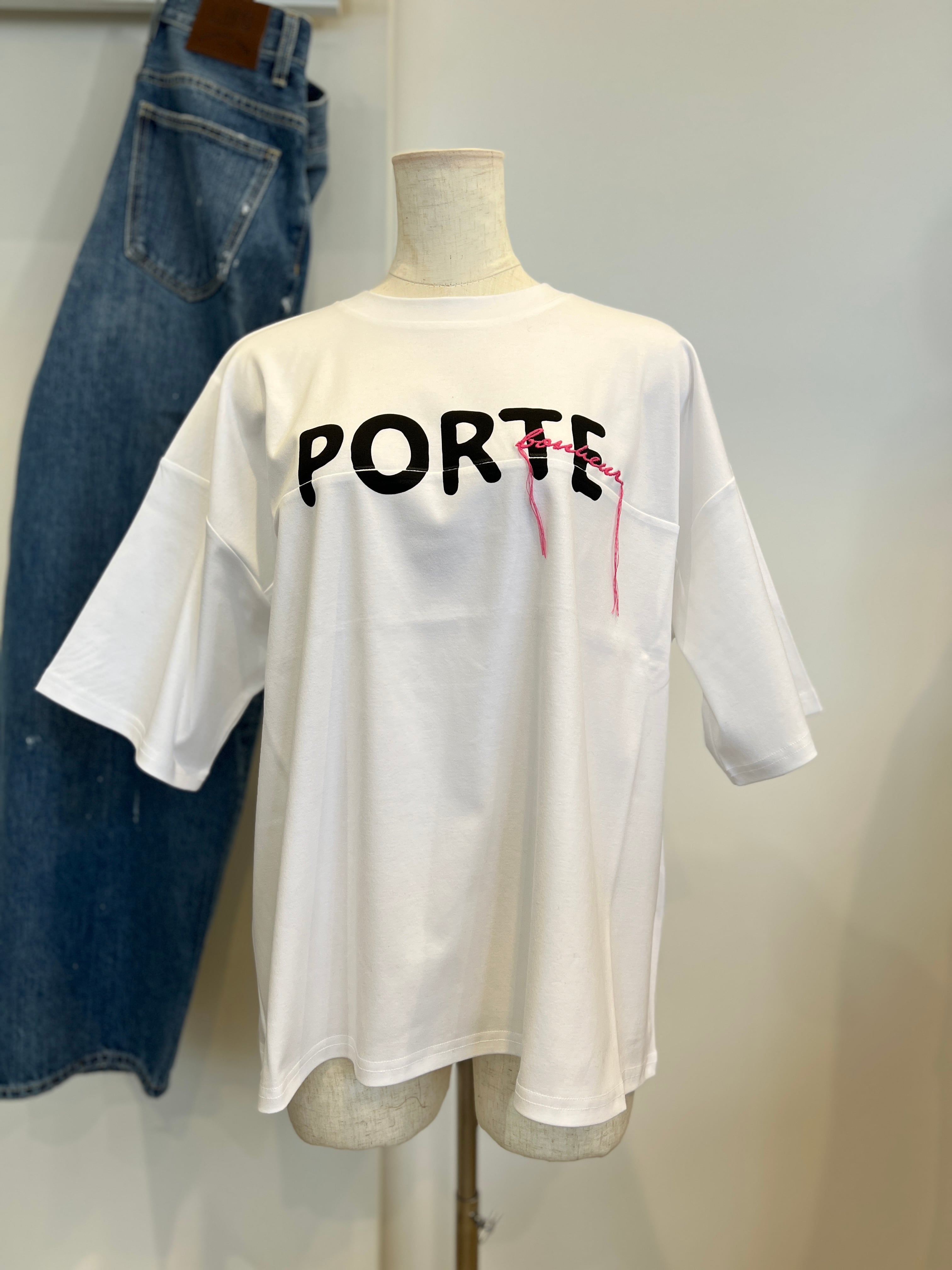 【ESPEYRAC】フリンジロゴプリントT 7611006