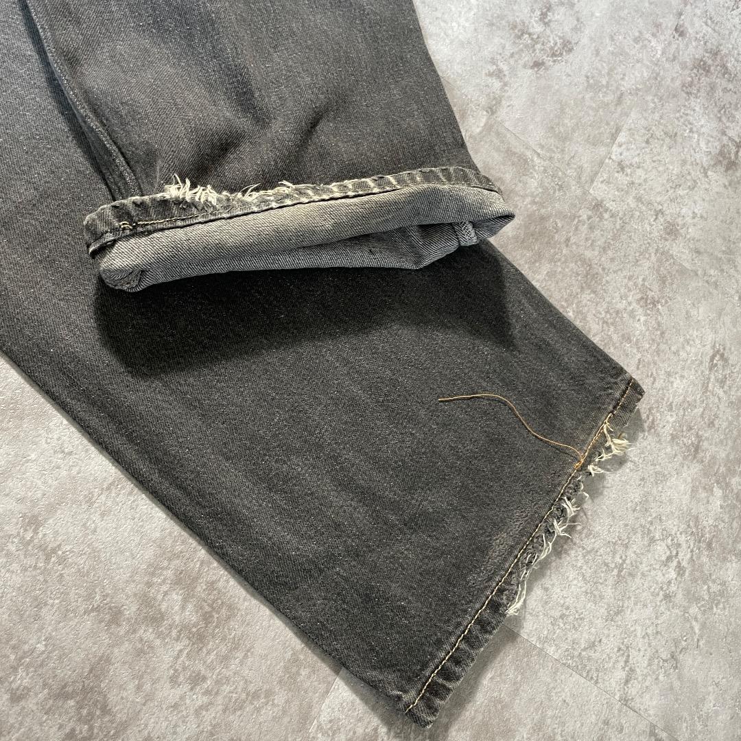 W32 L32】 usa levi's 先染ブラック リーバイス 569 | ib2