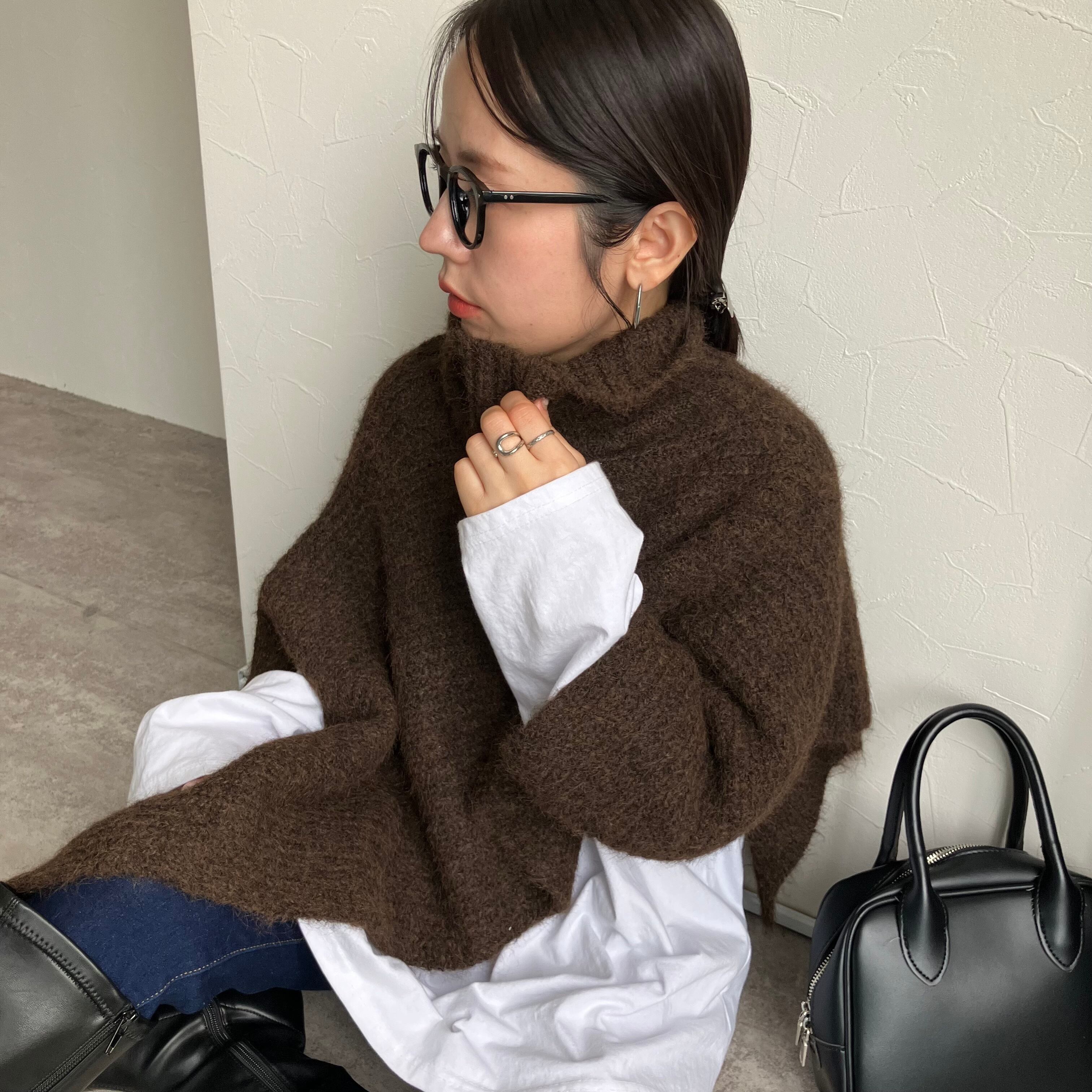 スヌードアシンメトリーポンチョ【ro-32020-z】宅配便送料無料/宅配便