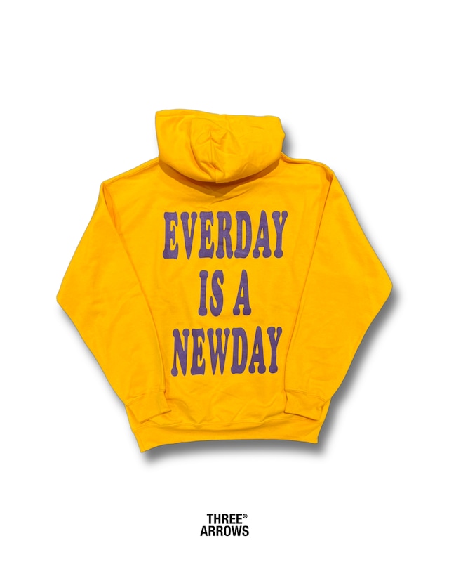 EVERDAY IS A NEWDAY HOODIE (gold)