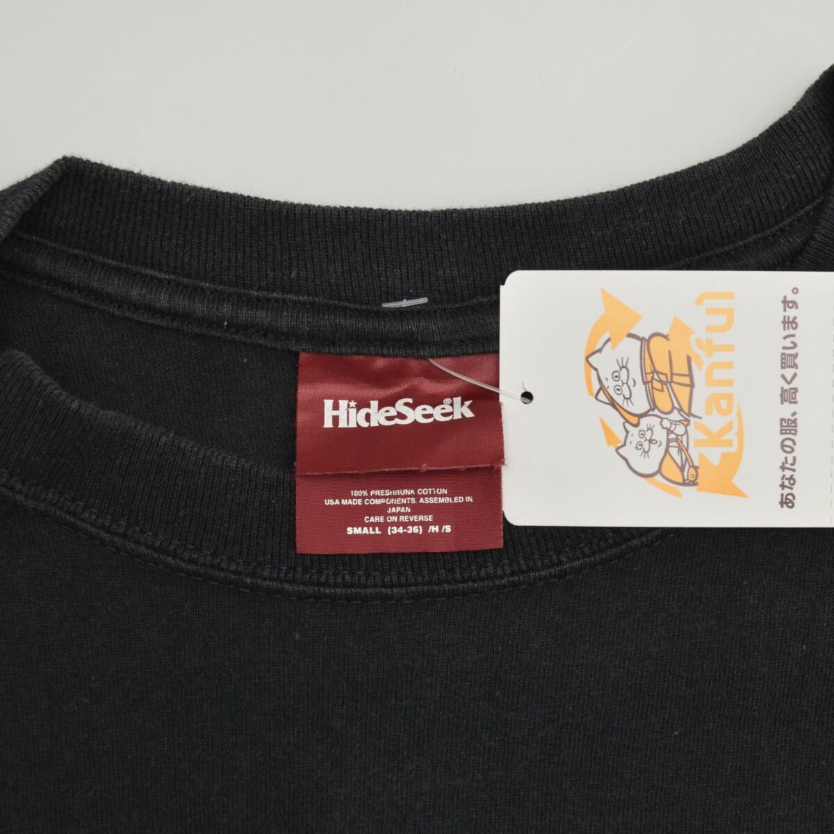 希少 L 新品 TENDERLOIN HIDE AND SEEK ロンT HIDE AND SEEK × TENDERLOIN / ハイドアンドシーク × テンダーロイン