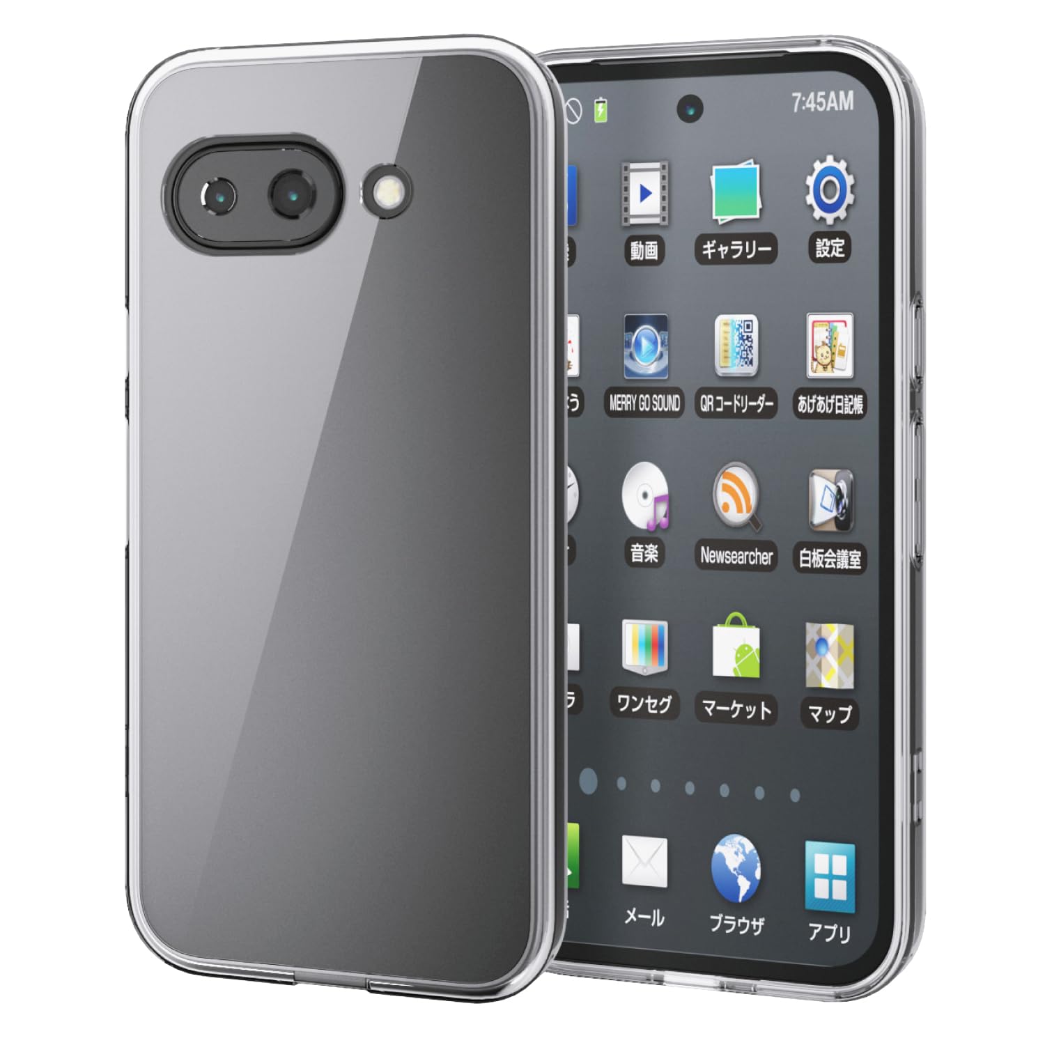 エレコム Google Pixel 9a ケース カバー 透明 耐衝撃 衝撃吸収 ハイブリッド TPU ストラップホール付き 硬度5H 傷がつきにくい キズ エアークッション カメラ保護 ワイヤレス充電対応 クリア PM-P251HVCKCR