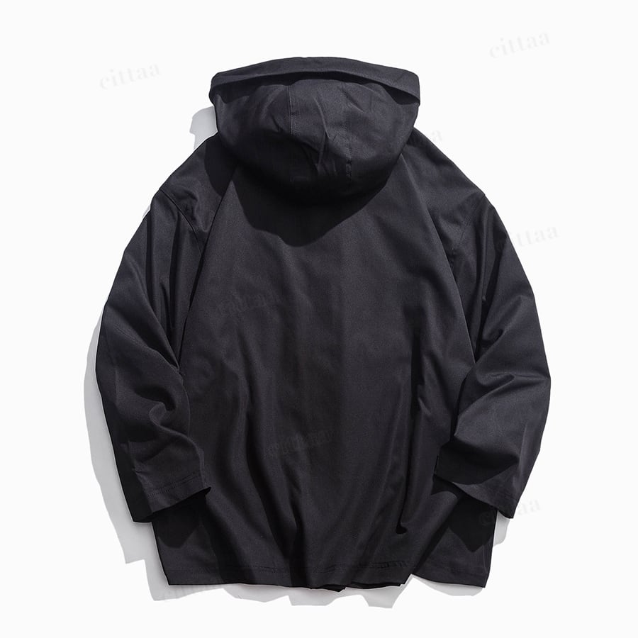 【入手困難・美品】ドルチェ&ガッバーナ☆モッズコート ジャケット フーデッド 黒 オールウェザーモッズコート《All Weather-Tex》 (7442721-06