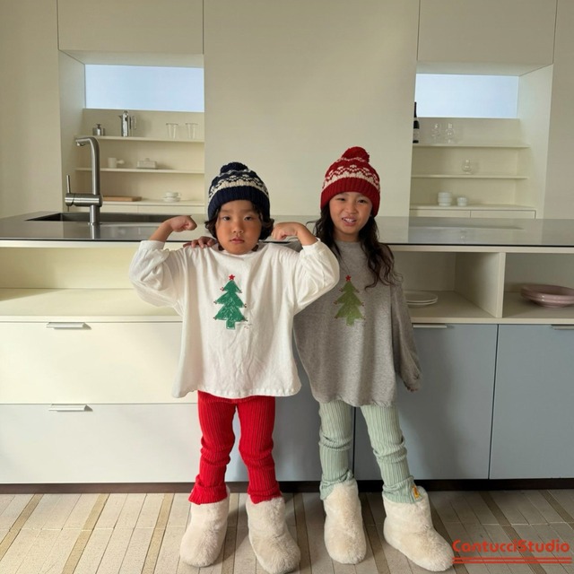 ツリーT ※アダルトsize 【Cantuccistudio】 クリスマス