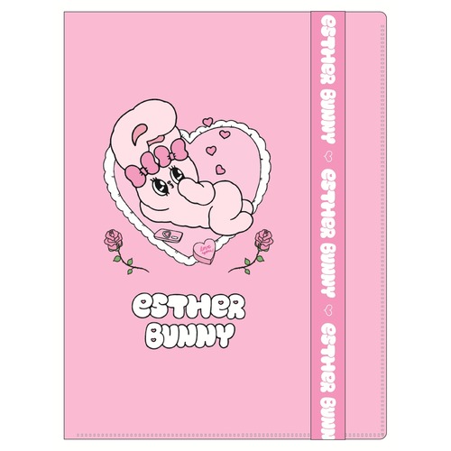 エスターバニーロゴベルトクリアファイル リボンバニー(1861043)