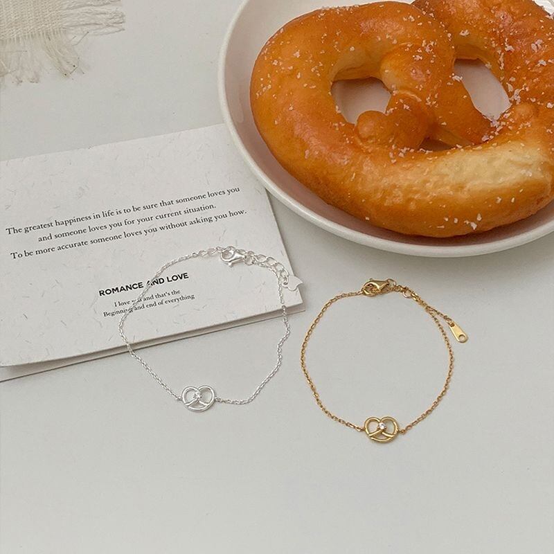 925sliver zirconia bracelet /925シルバー ジルコニアプレッツェル