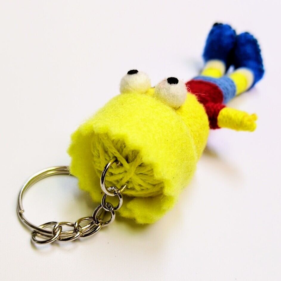 ♧【 The Simpsons ( ザ・シンプソンズ ) / バートシンプソン 】 Voodoo doll KeyHolder / ブードゥー人形 / 身代わり人形 /お守り人形  〚アメリカン雑貨 アメトイ〛