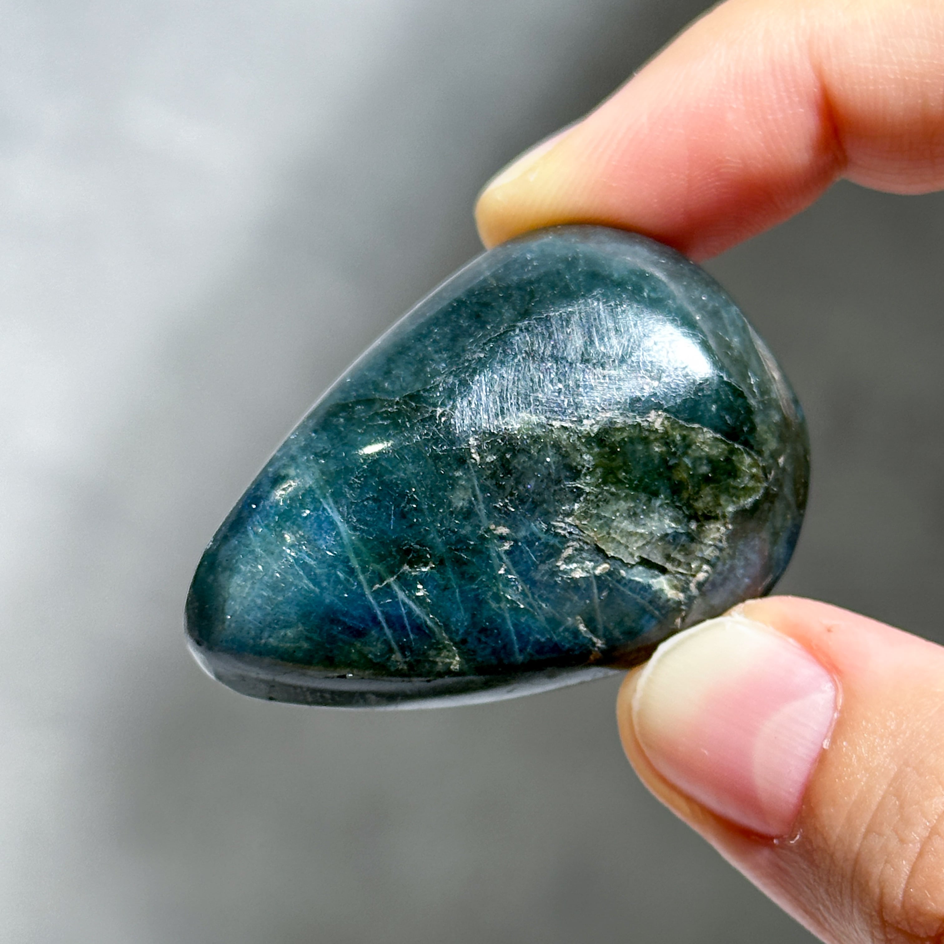 ラブラドライト パームストーン62◇ Labradorite palm stone ◇天然石