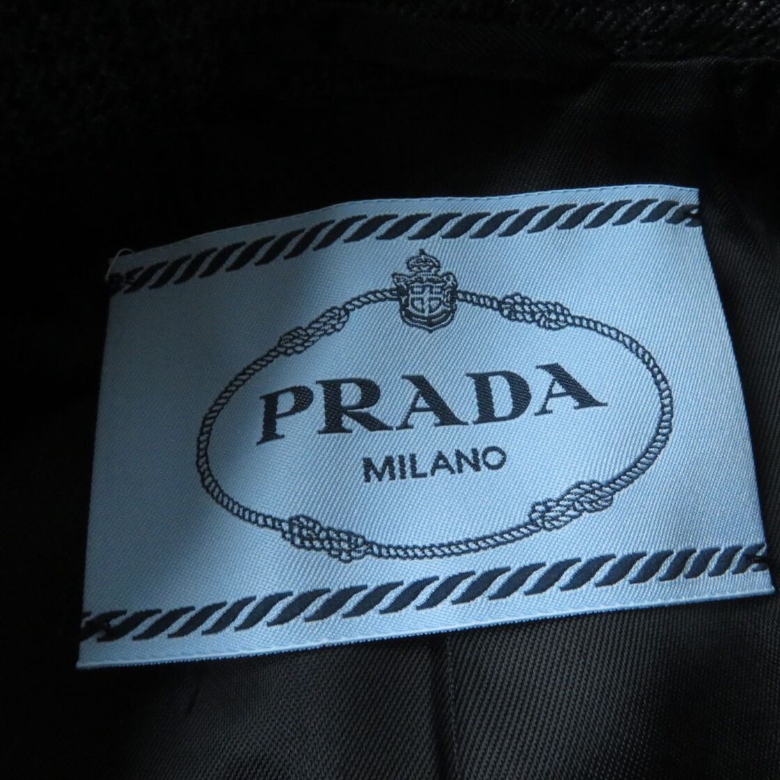 極美品☆正規品 PRADA プラダ 19年 グレンチェック柄 ダブルブレスト 